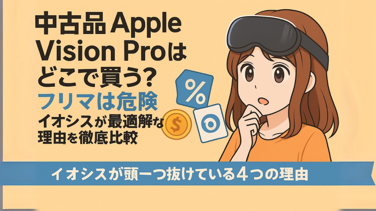 中古品Apple Vision Proはどこで買う？